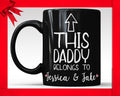 Personalized Mug For Dad Personalized Fathers Day Mug Custom Dad Mug Fathers Day Gift From Wife Gifts From Wife Belongs To Mug Dad Birthday