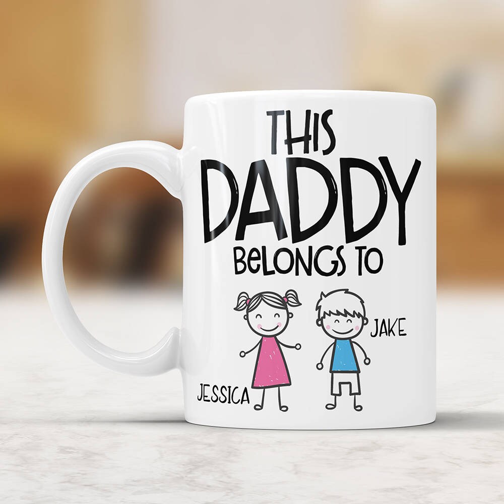 Personalized Mug For Dad Personalized Fathers Day Mug Custom Dad Mug Fathers Day Gift From Wife Gifts From Wife Belongs To Mug Dad Birthday