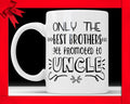 Promoted to Uncle Mug: New Uncle Announcement Gift