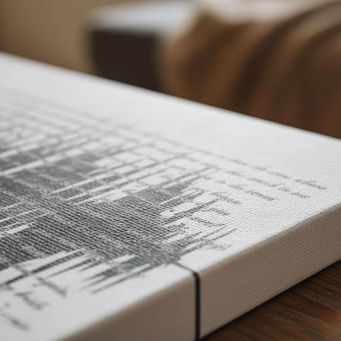 Personalized Sound Wave Art Canvas with Custom Names & Date – 2nd Anniversary, Wedding, Couple Gift, Song Lyric or Voice Message Wall Decor