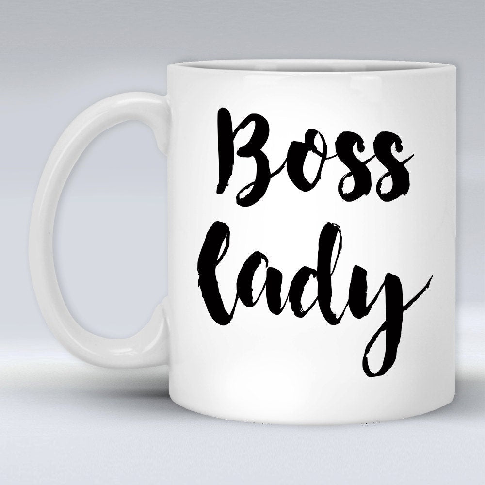 Boss Lady Coffee Mug - Funny Mug Perfect Gift For Wife or Boss Woman