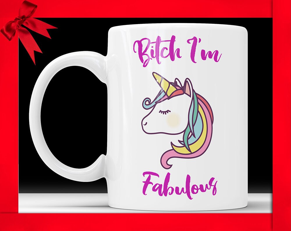 Mature Coffee Mug Unicorn Mug Bitch Mug Boss Lady Mug Feminist Mug Statement Mug Profanity Mug Unique Unicorn Mug Funny Unicorn Mug Gift Cup