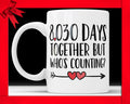22nd Anniversary Coffee Mug: 8030 Days Together Funny Gift