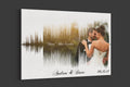 Photo Sound Wave Song Print Personalised Soundwave Canvas with Any Music and picture Amazing Wedding Gift Anniversary Wall Art Wedding Song