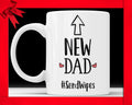 New Dad #SendWipes Funny Coffee Mug - Perfect Baby Shower Gift For New Parents, Soon To Be Dad Coffee Cup New Father Gifts Father To Be Mug