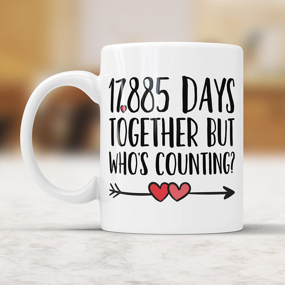 49th Anniversary Coffee Mug: Funny 17885 Days Together Gift
