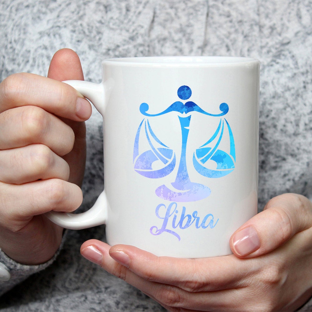 Libra Zodiac Mug: Star Sign Coffee Cup