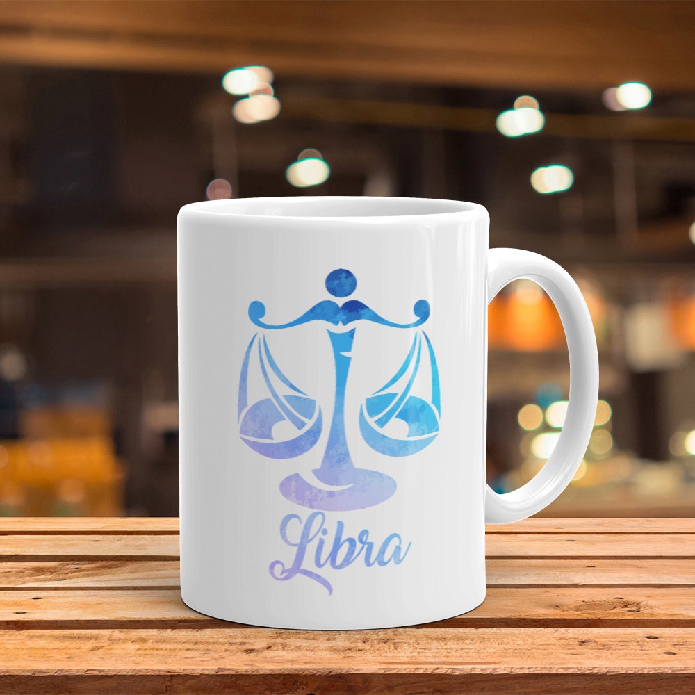 Libra Zodiac Mug: Star Sign Coffee Cup