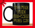Obi Wan Black Coffee Mug - Funny Gift For Nerds