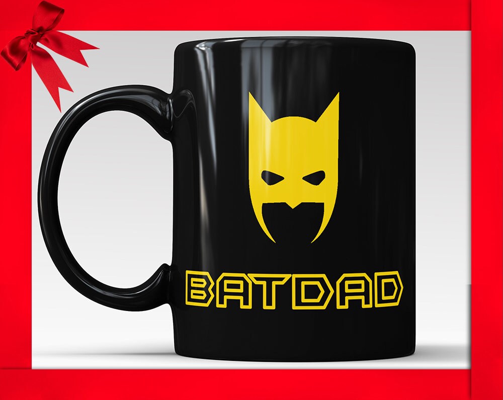 Fathers Day Mug, Dad Funny Mug, Bat Dad Mug, Batdad Mug, Fathers Day Gift, Gift Ideas For Dad, Superhero Dad Mug, Superhero Daddy, Dad Cup