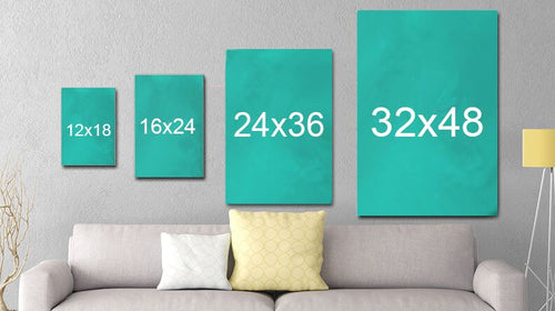 21st Anniversary Photo Collage Canvas: Custom Year Art Gift