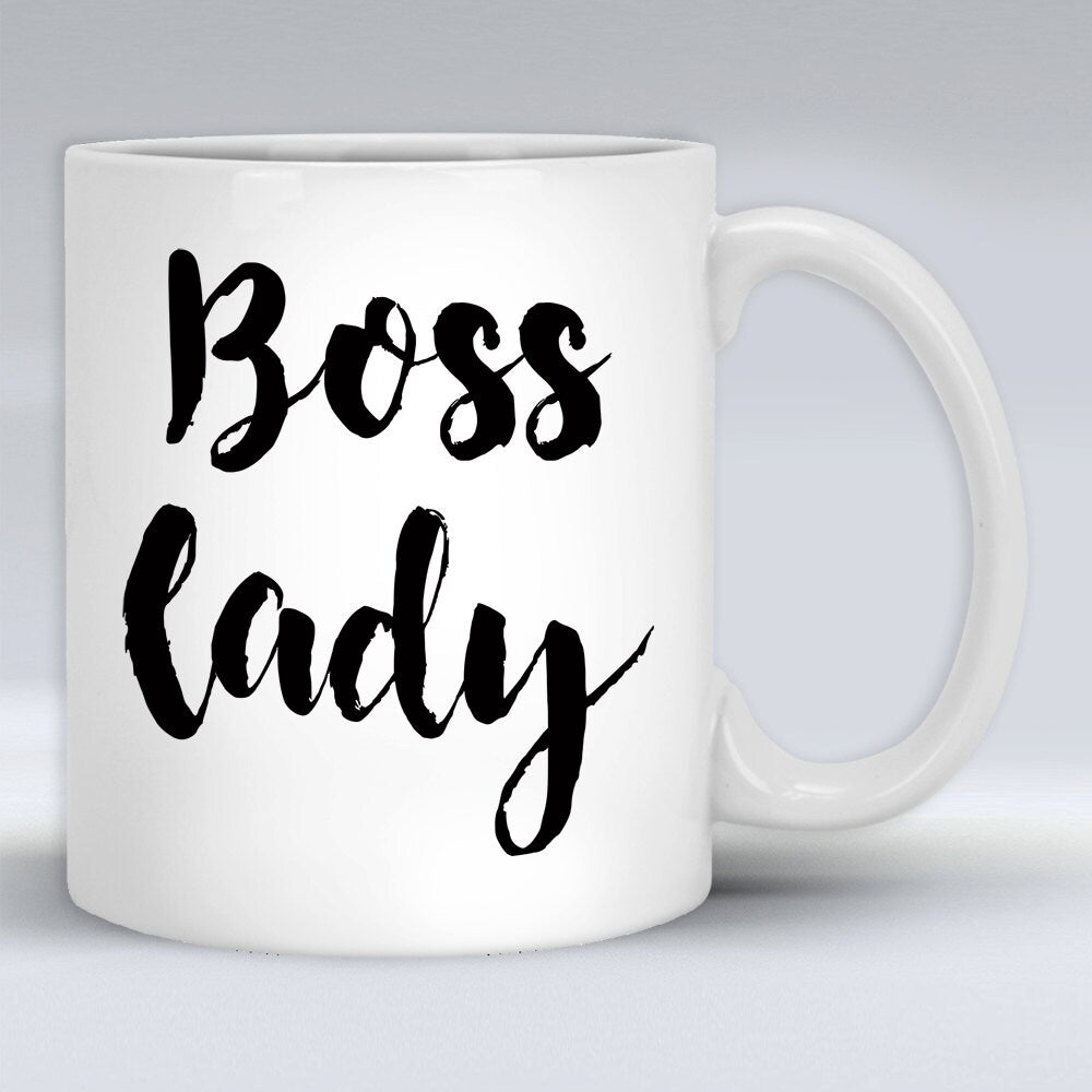 Boss Lady Coffee Mug - Funny Mug Perfect Gift For Wife or Boss Woman