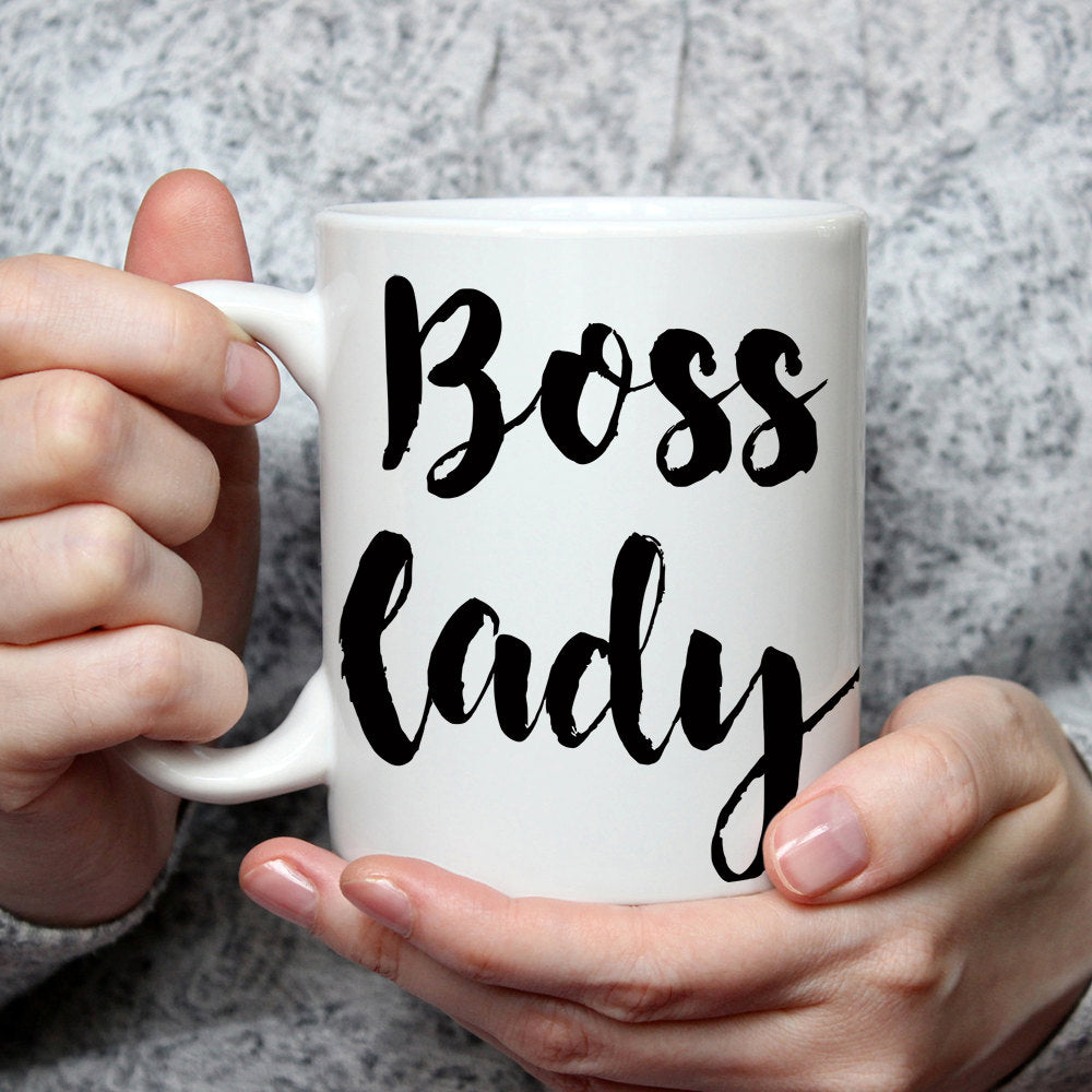Boss Lady Coffee Mug - Funny Mug Perfect Gift For Wife or Boss Woman