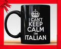 Funny Italian Black Coffee Mug - Gift for Italians