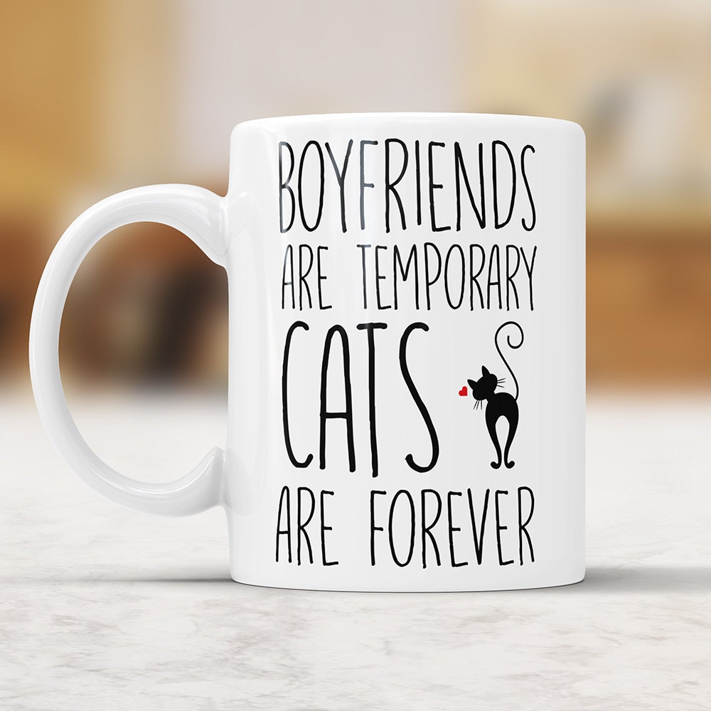 Funny Cat Ceramic Coffee Mug: Cat Lover Gift