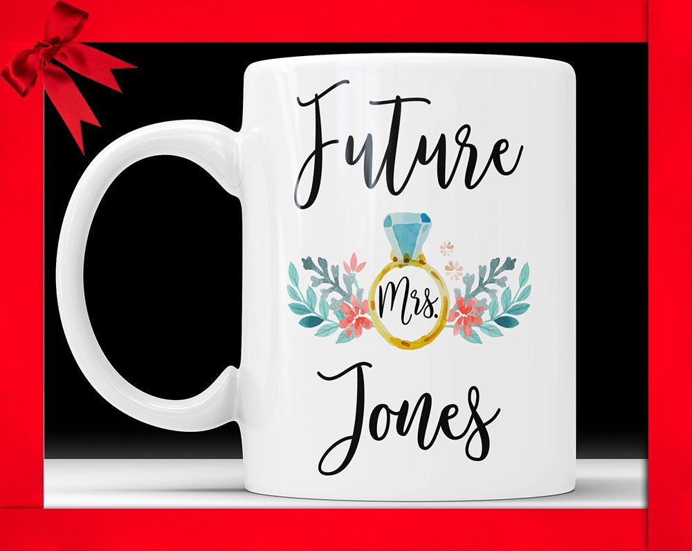 Personalized Future Mrs. Mug: Engagement Gift
