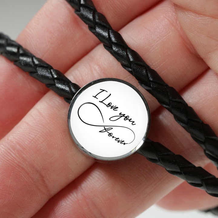 Anniversary Gifts For Men I Love You Forever Bracelet for boyfriend bracelet personalized charm Love Message Gifts For Husband Gift For Him