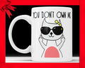 Funny Cat Coffee Mug: Sassy Cat Lover Gift