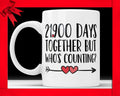 60th Anniversary Coffee Mug: 21900 Days Together Funny Gift