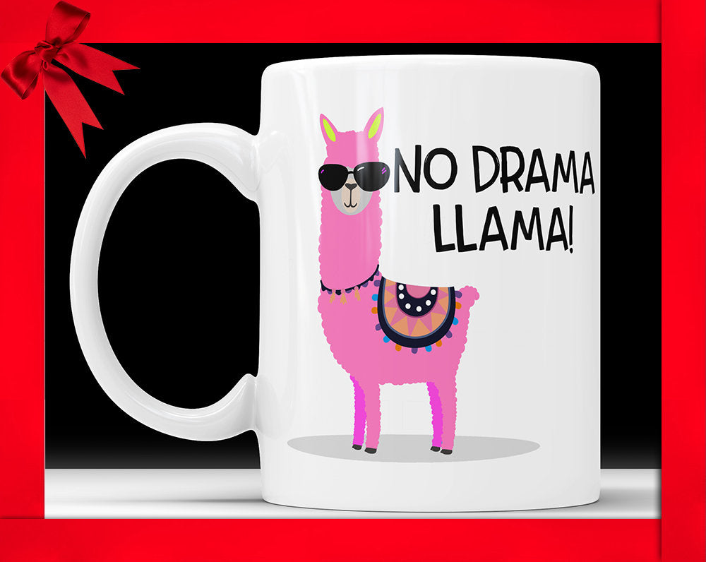 Drama Llama Coffee Mug: Funny Office Gift