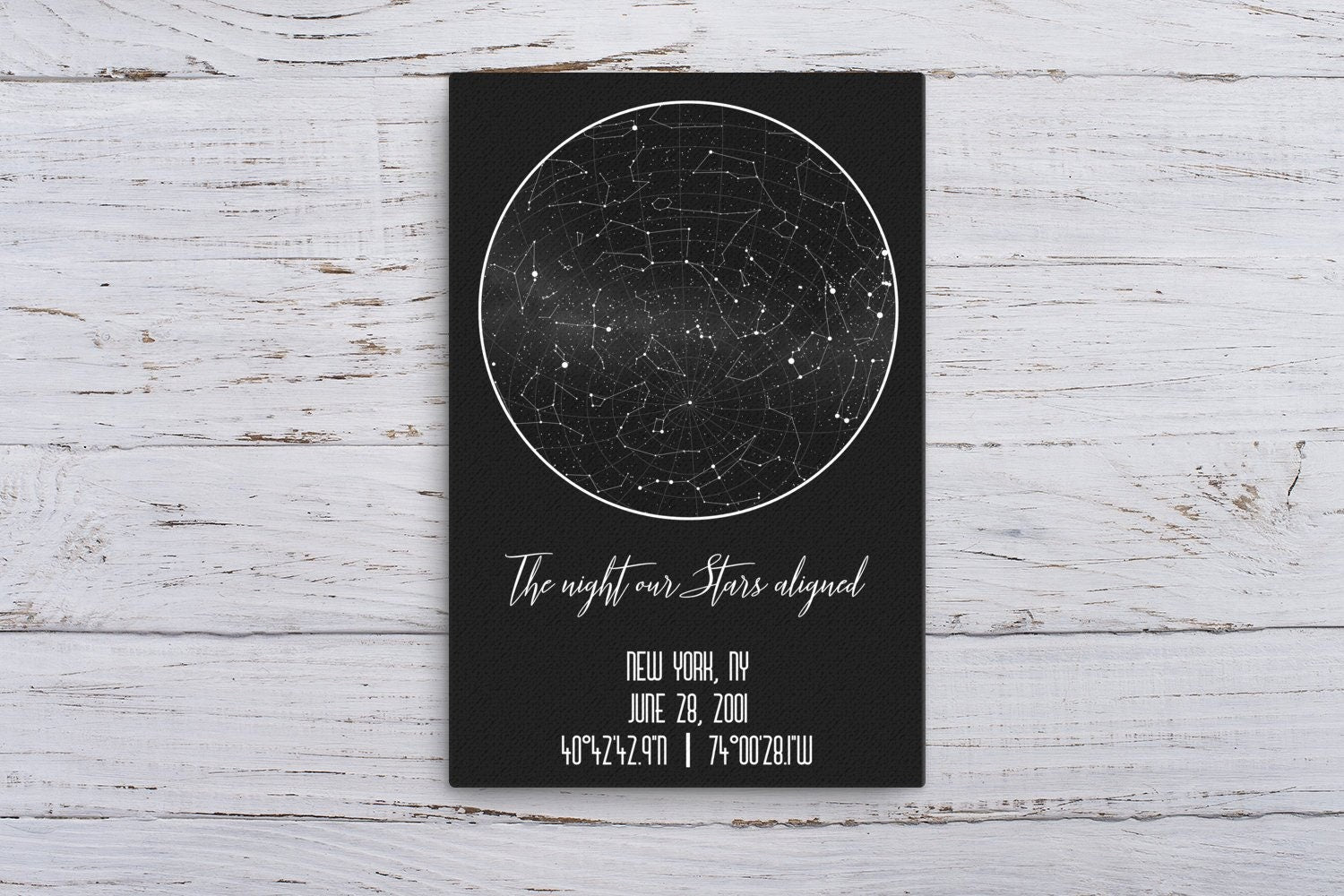 Wedding Gift Ideas Personalized Newlywed Gift for Couple Wedding Anniversary Gift for Parents Custom Star Map Print Unique Constellation Art