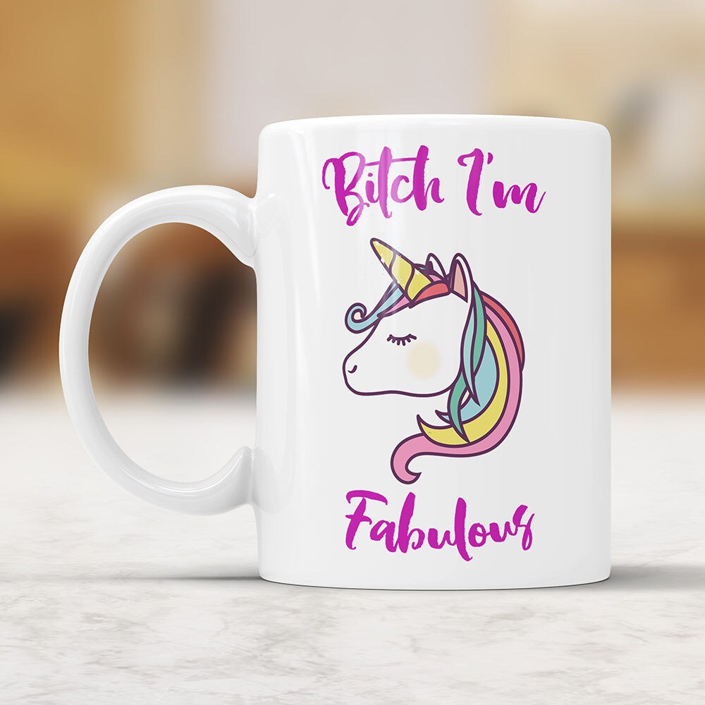 Mature Coffee Mug Unicorn Mug Bitch Mug Boss Lady Mug Feminist Mug Statement Mug Profanity Mug Unique Unicorn Mug Funny Unicorn Mug Gift Cup