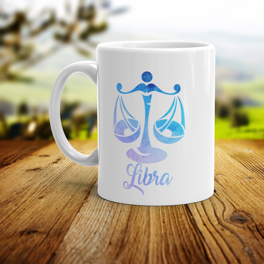 Libra Zodiac Mug: Star Sign Coffee Cup