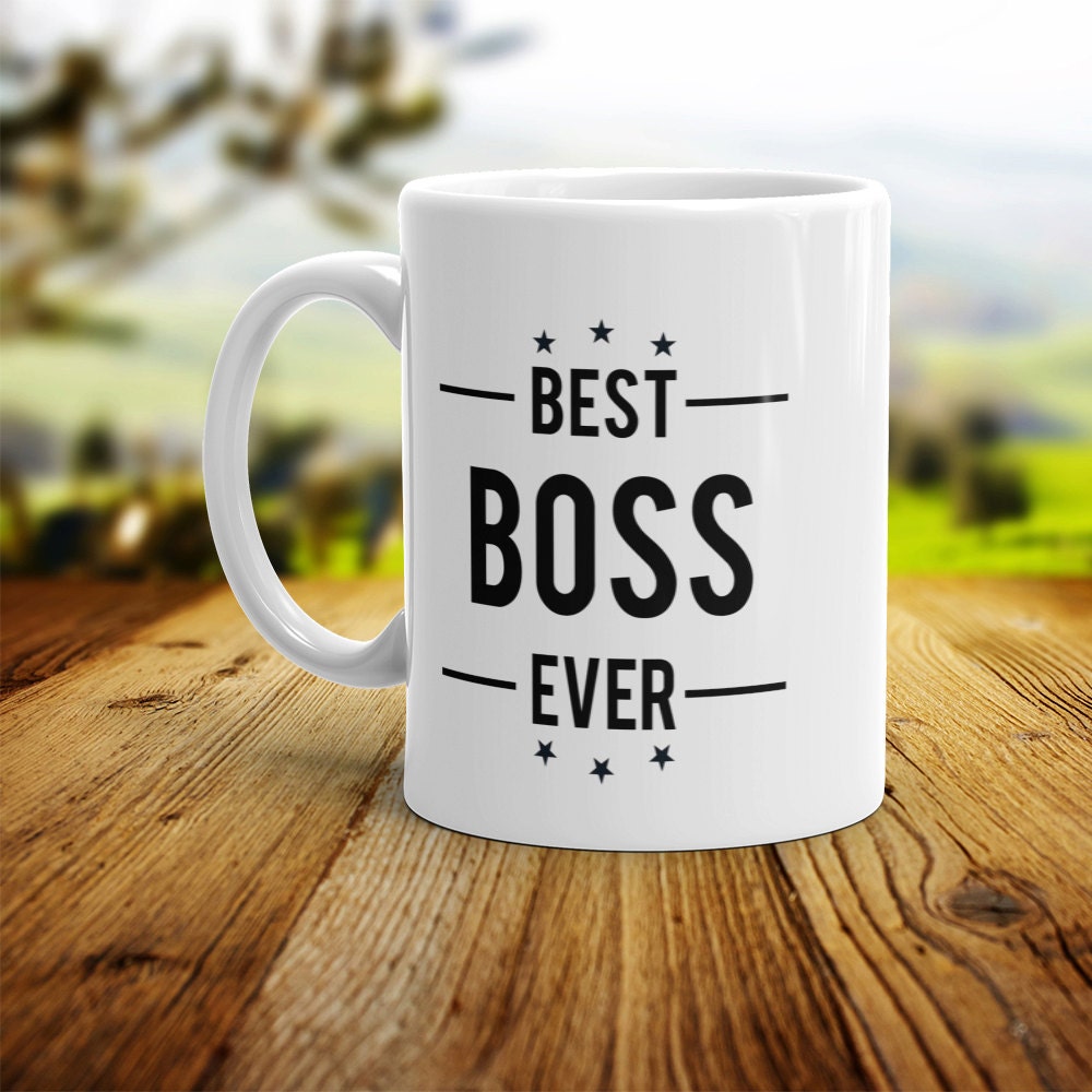 Best Boss Ever Mug - Ceramic Coffee Mug For Office Perfect Gift For Boss From Employees