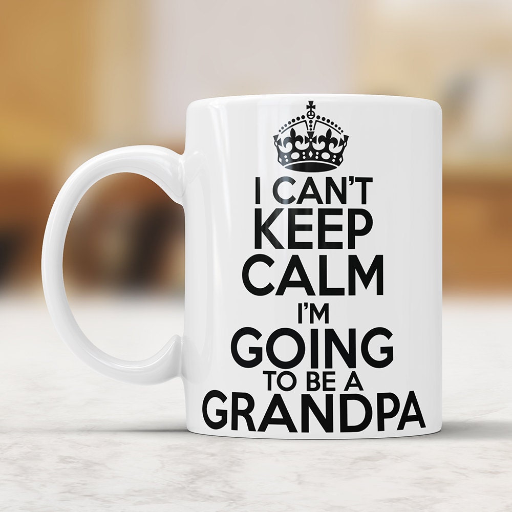 Grandpa To Be Mug: Pregnancy Reveal Gift for Grandfather