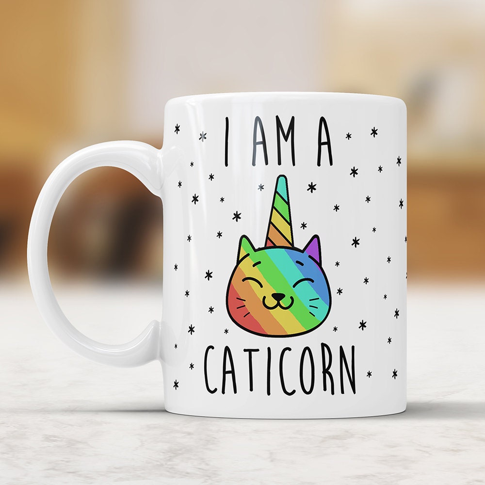 Funny Caticorn Coffee Mug: Cat Lover Gift