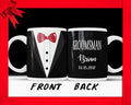 Personalized Groomsman Gift Coffee Mug - Custom Name Groomsmen Gift Customizable Mug Bachelor Party Gifts Tuxedo Cup Best Man  Wedding Gift