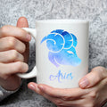 Aries Zodiac Mug: Astrology Star Sign Coffee Cup