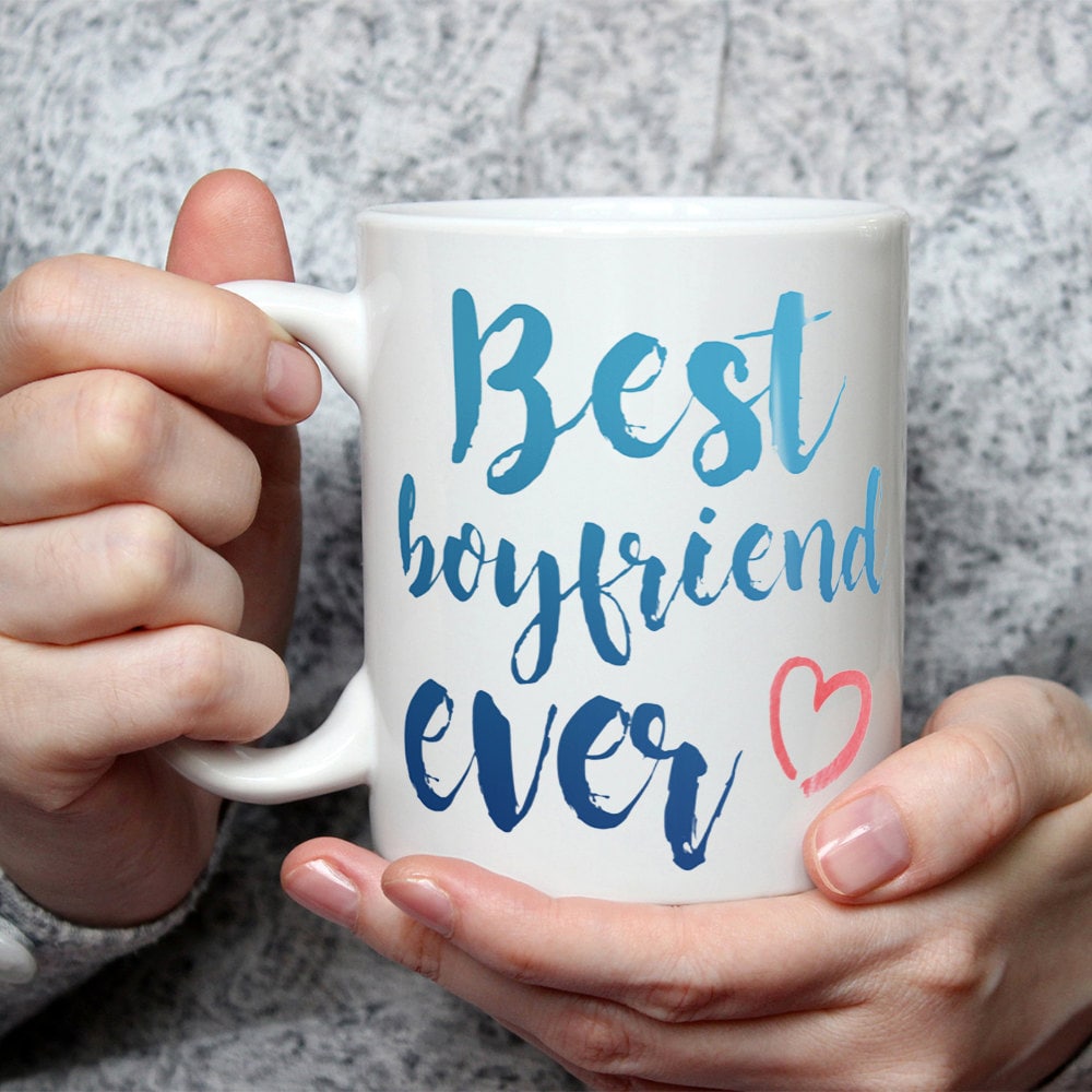 Best Boyfriend Ever Mug - Cute Coffee Mug Perfect Gift For Boyfriend From Girlfriend
