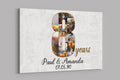 8th Anniversary Gifts Custom Collage Photo Canvas Personalized Wall Art Wedding Anniversary Gift 8 Years Married Gift Wife Husband Present