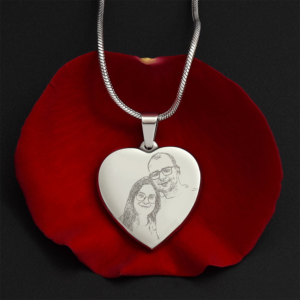 Personal heart neklace