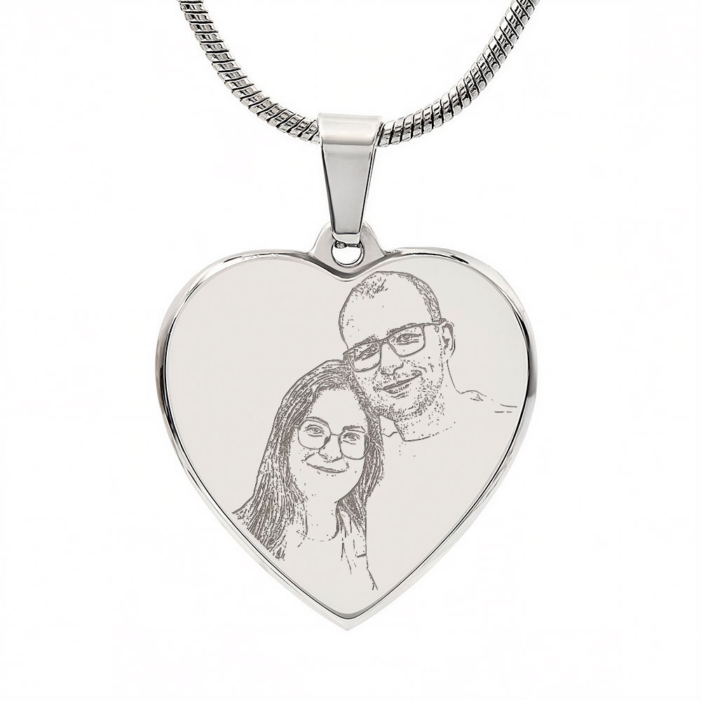 Personal heart neklace