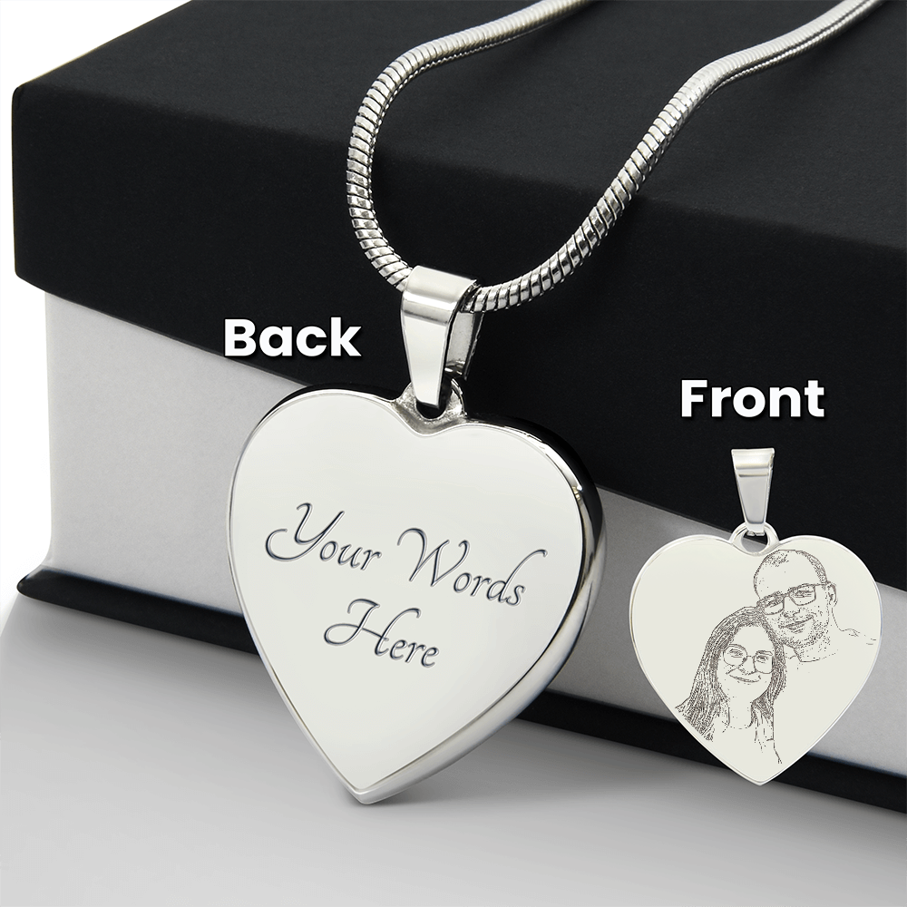 Personal heart neklace