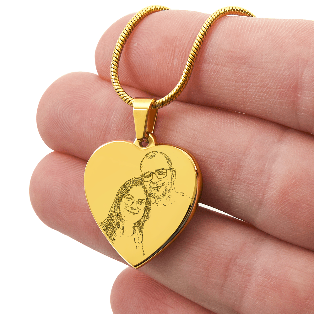 Personal heart neklace