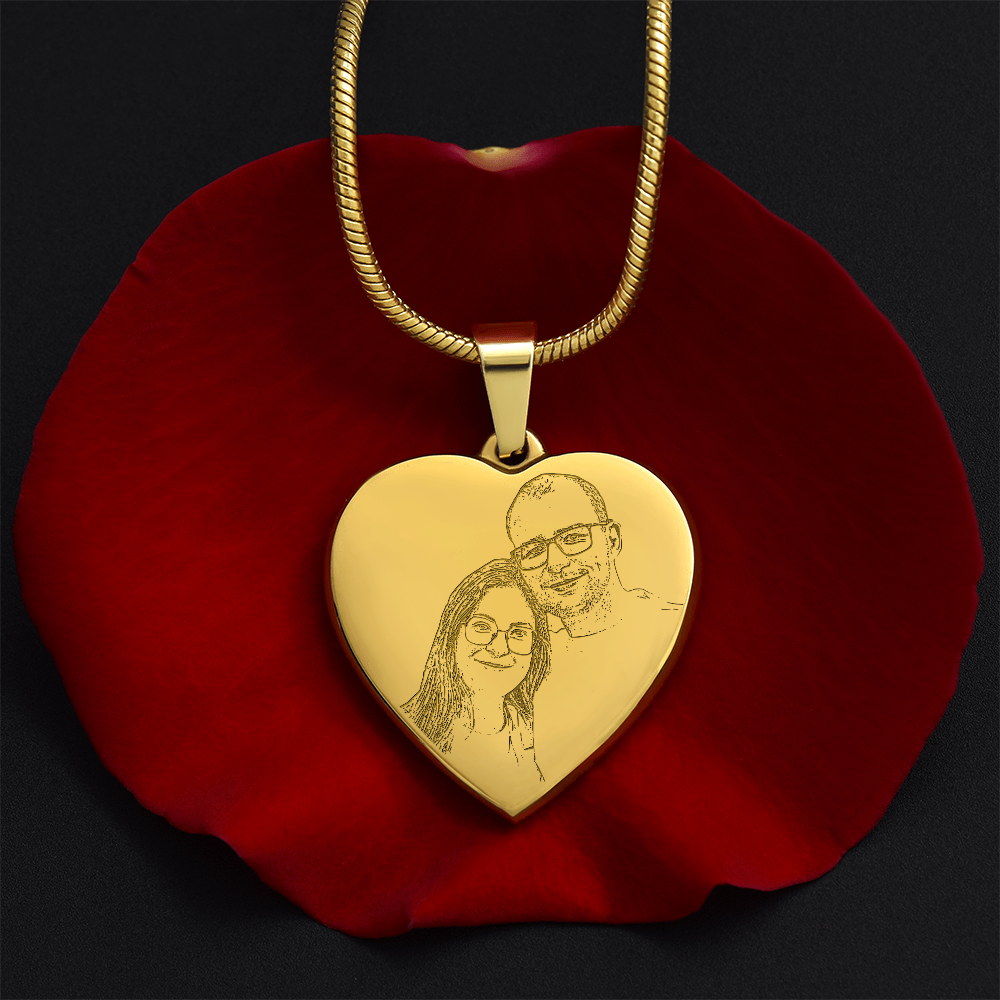 Personal heart neklace