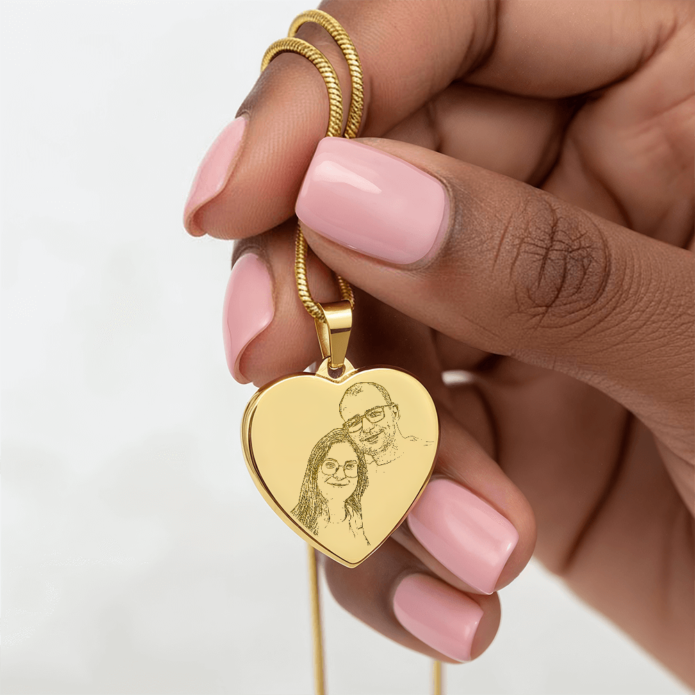 Personal heart neklace