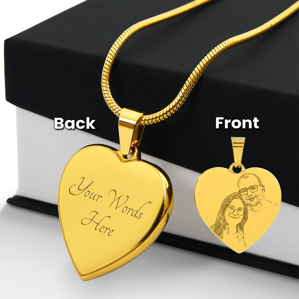 Personal heart neklace