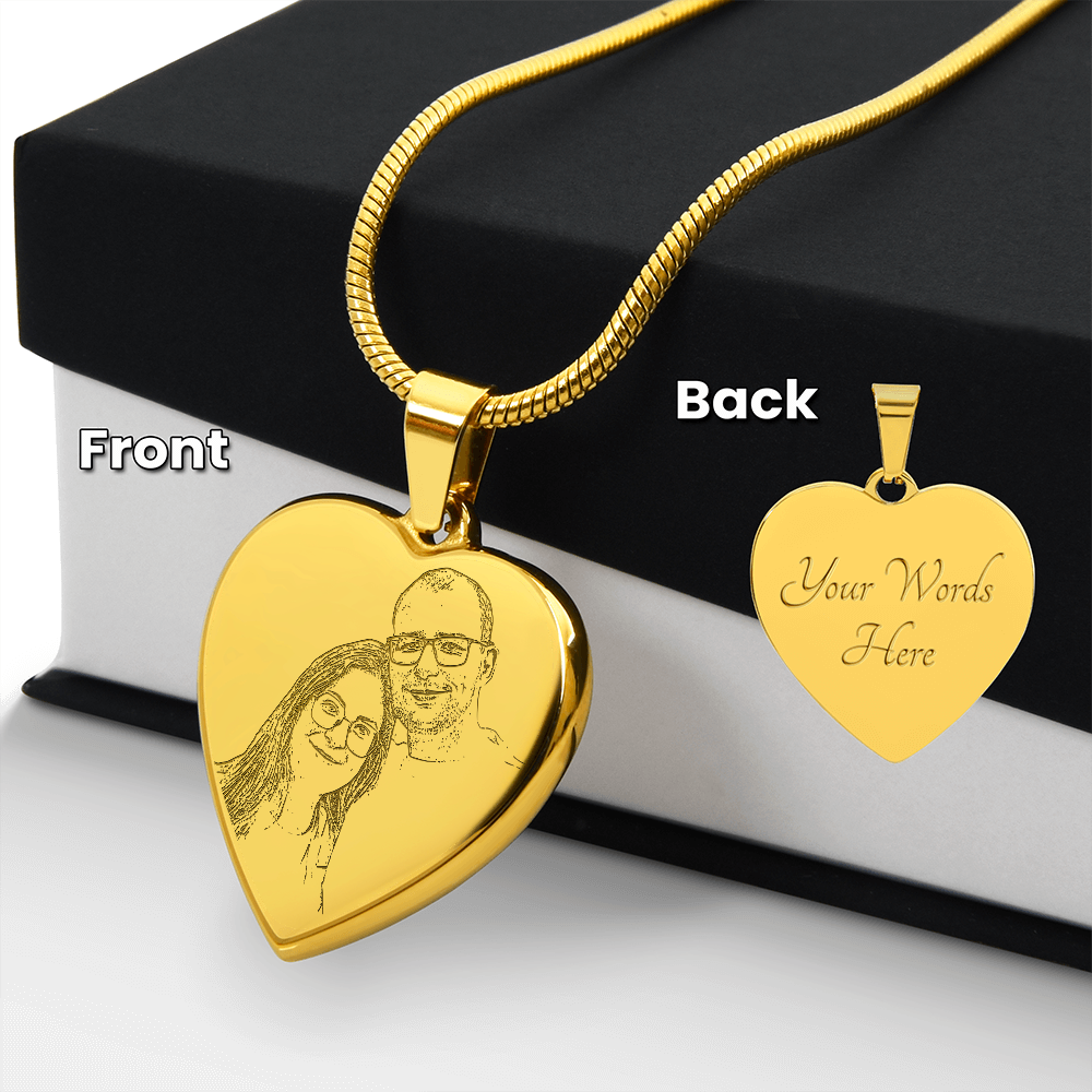 Personal heart neklace