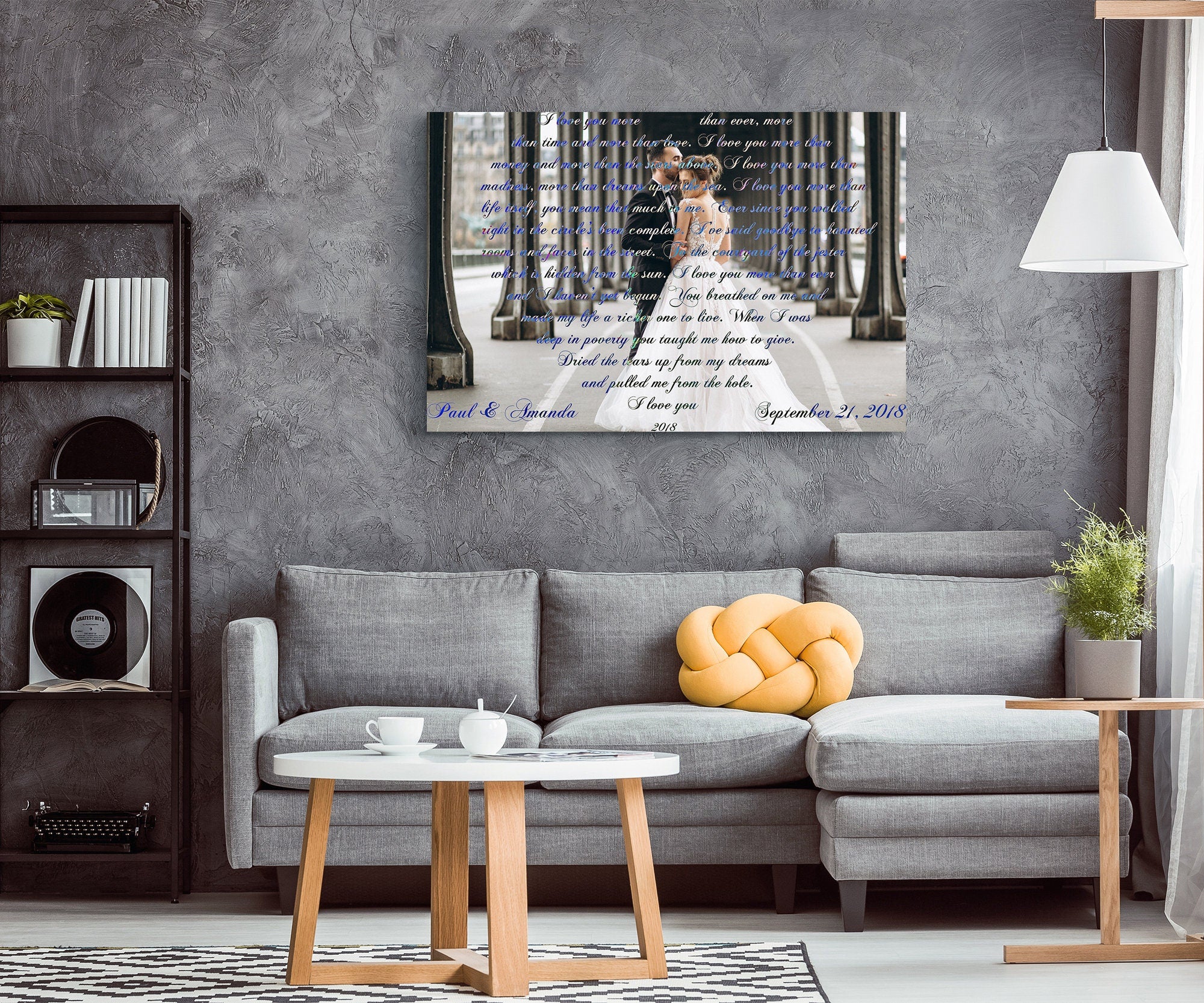 First Dance Lyrics Wedding Song Art Wedding Song Lyrics On Canvas First Dance Art Anniversary Gift Canvas Wedding Present For Couple Love