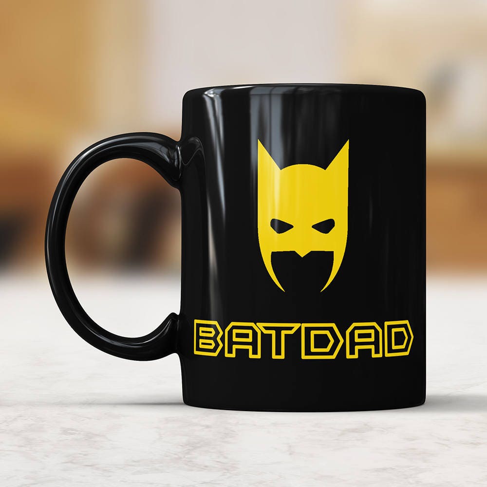 Fathers Day Mug, Dad Funny Mug, Bat Dad Mug, Batdad Mug, Fathers Day Gift, Gift Ideas For Dad, Superhero Dad Mug, Superhero Daddy, Dad Cup