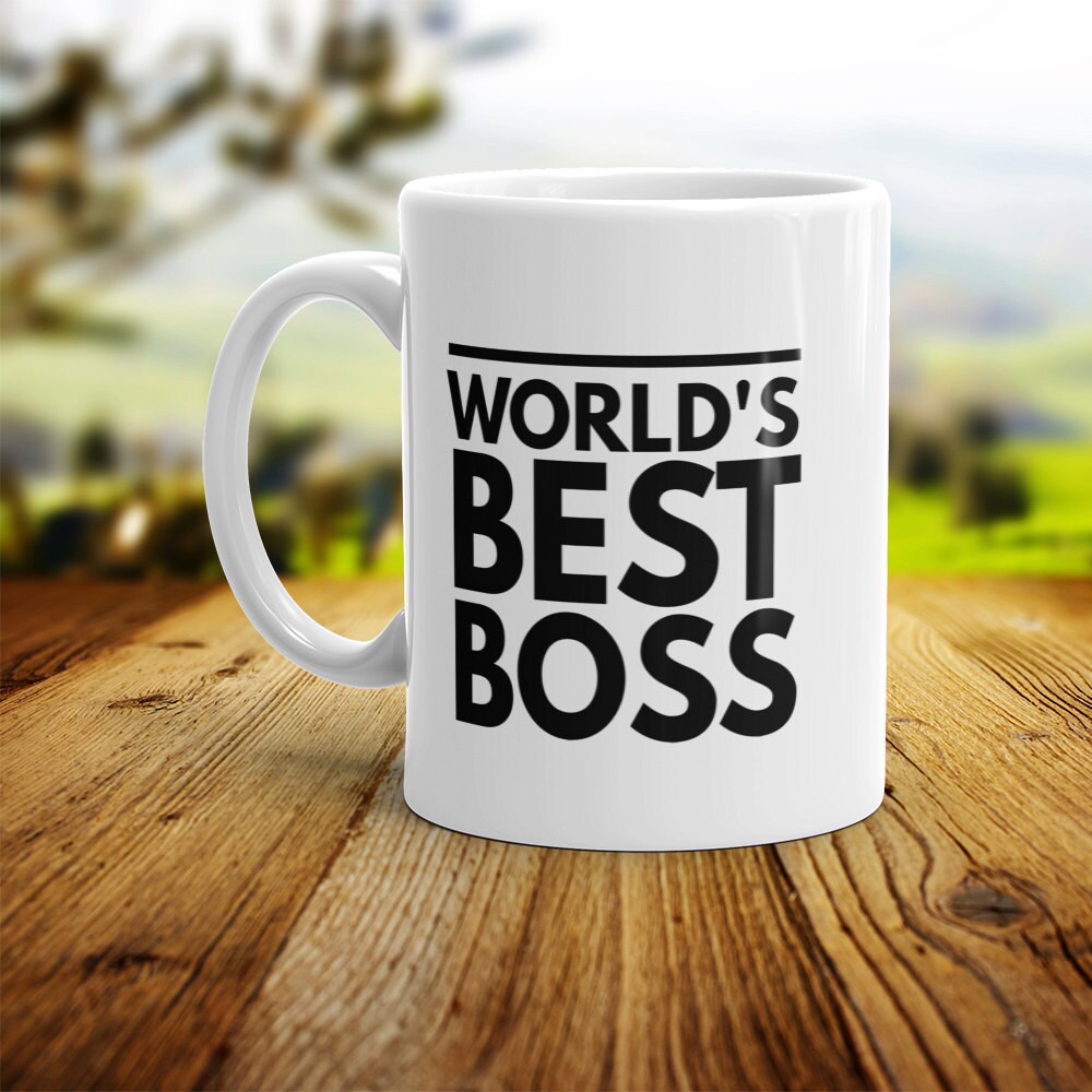 World's Best Boss Mug - Funny Coffee Mug Perfect Gift For Boss