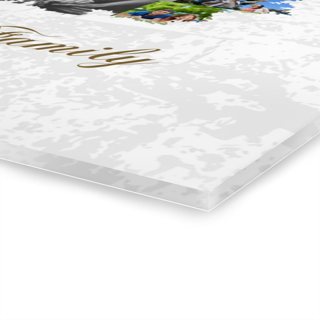 Family Tree Photo Collage: Custom Acrylic Print Wall Art