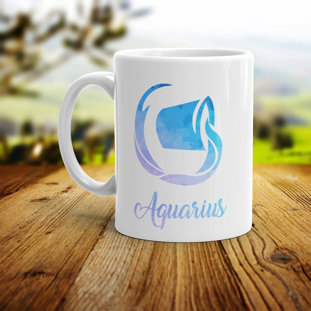 Aquarius Zodiac Mug: Star Lover Gift