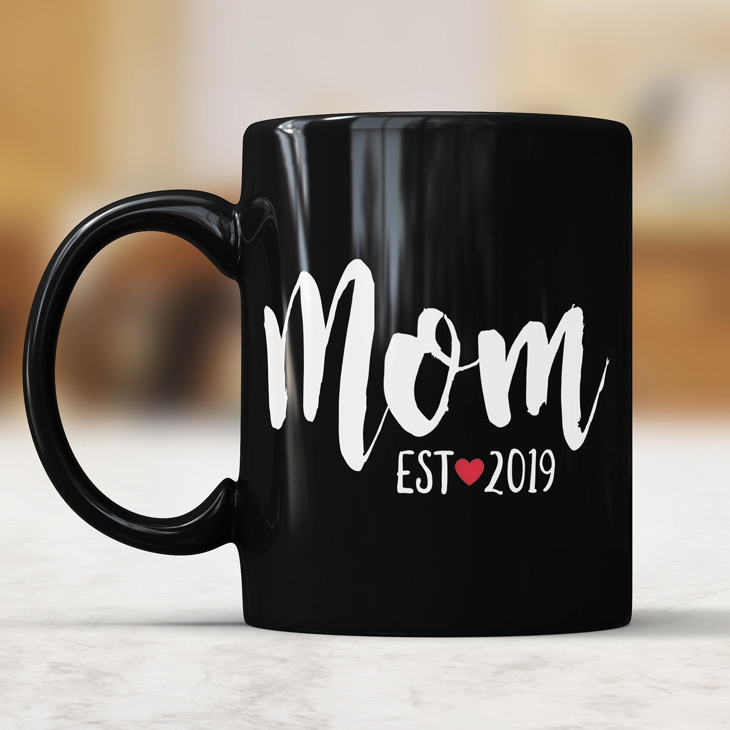 Mom Est 2019 Coffee Mug - New Mother Gift