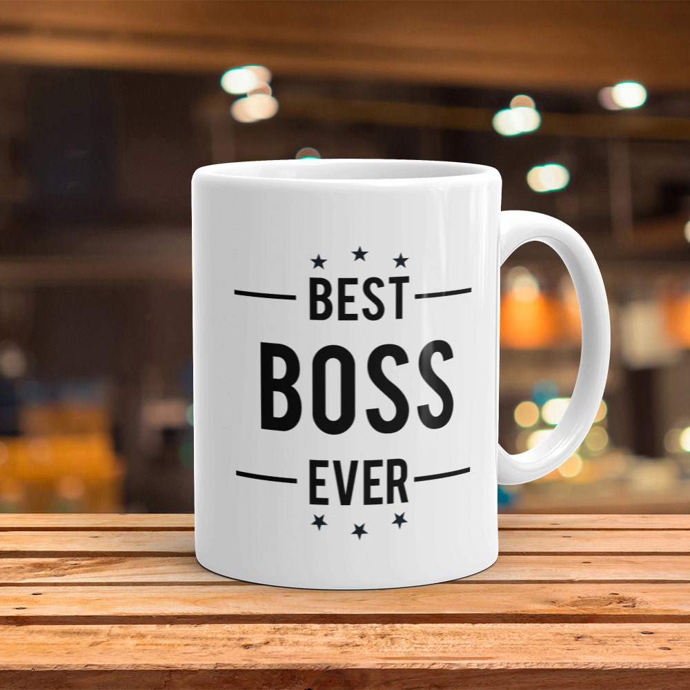 Best Boss Ever Mug - Ceramic Coffee Mug For Office Perfect Gift For Boss From Employees