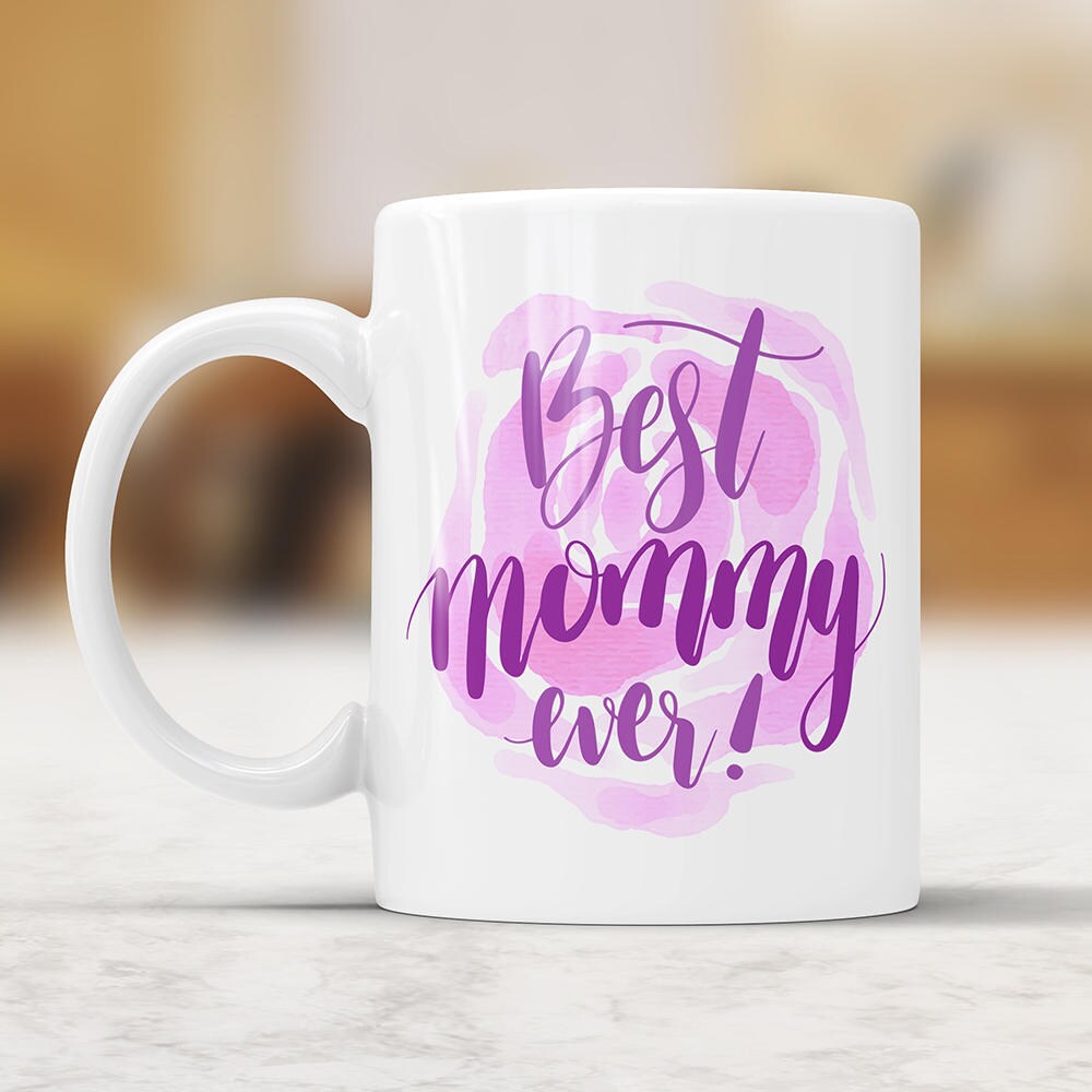Best Mommy Ever Mother's Day Coffee Mug - Floral Ceramic Cup Perfect Gift For Mom Present For Mother Cute Mug Mothers Day Ideas Flower Mug